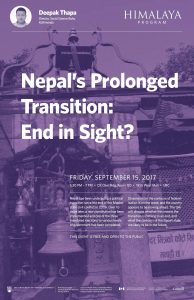 Nepal's Prolonged Transition event poster
