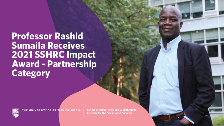 Rashid Sumaila SSHRC Impact Award