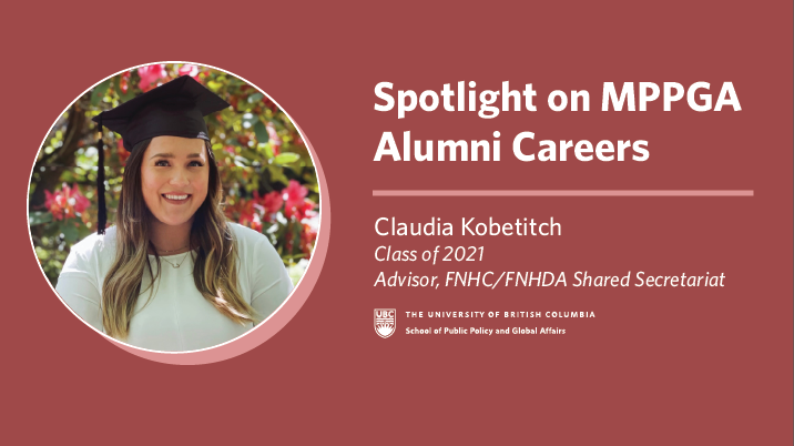 Alumni Spotlight Claudia Kobetitch 