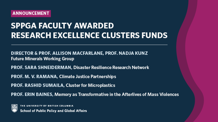 Funding for Research Excellence Clusters