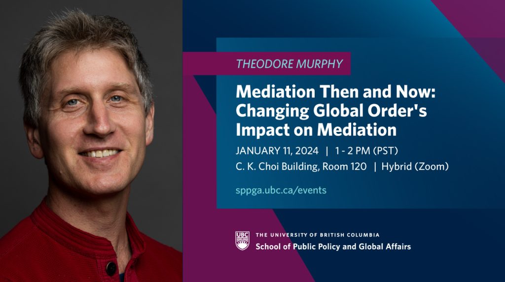 Mediation Then and Now Theodore Murphy