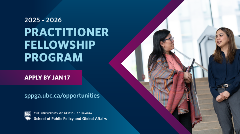 Policy Practitioner Program SPPGA UBC